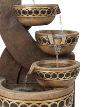 Load image into Gallery viewer, 5 Tiered Polyresin Cascading Pitchers Outdoor Fountains and Waterfall
