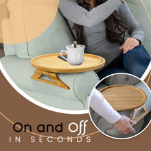 Load image into Gallery viewer, Sofa Armrest Clip-on Portable Table
