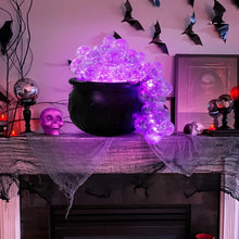 Load image into Gallery viewer, DIY Bubbling Cauldron Set - Black Plastic Bowl Hocus Pocus - Spooky Vintage
