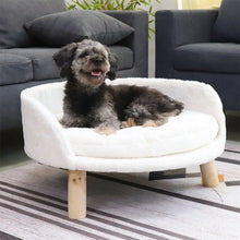 Load image into Gallery viewer, Pet Sofa Bed Raised  Couch Bed Removable Cushion Sleep House
