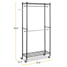 Load image into Gallery viewer, Coat Rack Stand Closet Organizer Garment Rack Clothes Hanger
