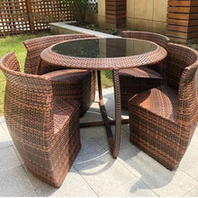 Load image into Gallery viewer, Outdoor Modern Rattan Chair And Table For External Balcony Exterior Minimalist
