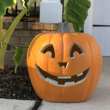 Load image into Gallery viewer, Halloween Pumpkin Lantern,Lighted Pumpkin with LED Bulb Indoor/Outdoor
