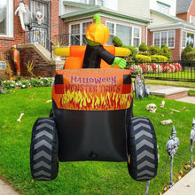 Load image into Gallery viewer, 8FT Halloween Inflatable Truck Driving by Ghost
