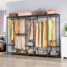 Load image into Gallery viewer, Heavy Duty Clothes Rack Multi-Functional Metal with Max Load of 1100 lbs
