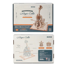 Load image into Gallery viewer, Robotime ROKR 3D Wooden Puzzle Magic Cello Mechanical Music Box
