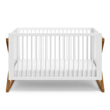 Load image into Gallery viewer, Equinox 3-in-1 Convertible Crib (Vintage Driftwood) Easily Converts to Toddler Bed &amp; Daybed, 3-Position AdjustableSupp
