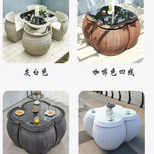 Load image into Gallery viewer, Outdoor Table and Chair Leisure Terrace PE Balcony Combination Custom Furniture WKGF
