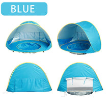 Load image into Gallery viewer, Baby Beach Tent Portable Shade Pool UV Protection Sun Shelter
