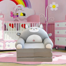 Load image into Gallery viewer, Foldable Kid Sofa Backrest Armchair Cover Plush Cute Cartoon
