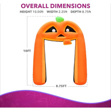 Load image into Gallery viewer, Halloween Large 10 ft Cute Pumpkin Archway - Inflatable Outdoor
