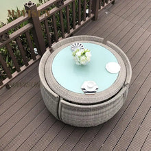 Load image into Gallery viewer, Outdoor Modern Rattan Chair And Table For External Balcony Exterior Minimalist
