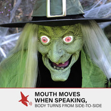 Load image into Gallery viewer, 6-Ft. Enchantress Witch, Motion-Activated Talking Animatronic for Indoor
