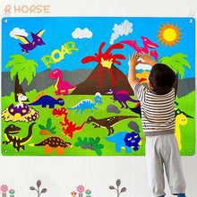 Load image into Gallery viewer, Felt Board Stories Set Montessori Ocean Farm Insect  Animal Family Interactive Preschool Early Learning
