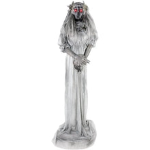 Load image into Gallery viewer, Haunted Lady Statue with Touch Activated Lights and Sound,Battery-Operated Indoor or Covered Outdoor
