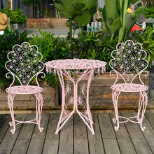 Load image into Gallery viewer, Outdoor Iron Balcony Table and Chair Three-Piece
