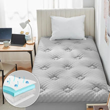 Load image into Gallery viewer, Memory Foam Mattress Topper for College Dorm Room Essentials
