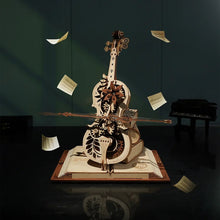 Load image into Gallery viewer, Robotime ROKR 3D Wooden Puzzle Magic Cello Mechanical Music Box
