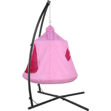 Load image into Gallery viewer, X-Shaped Hammock Chair Hanging Tree Tent Canopy w/Steel Frame
