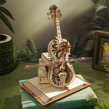 Load image into Gallery viewer, Robotime ROKR 3D Wooden Puzzle Magic Cello Mechanical Music Box
