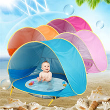 Load image into Gallery viewer, Baby Beach Tent Portable Shade Pool UV Protection Sun Shelter
