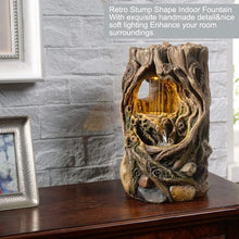 Load image into Gallery viewer, Indoor Fountain Beautiful Stump Water Fountain
