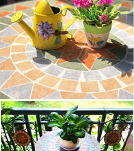 Load image into Gallery viewer, Outdoor Balcony Table and Chair Mosaic Iron Three-Piece Set
