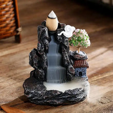 Load image into Gallery viewer, Incense Resin Backflow Burner Waterfall
