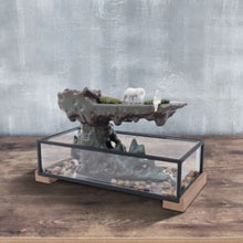 Load image into Gallery viewer, Desktop Fountain With Fish Tank Bedroom Decoration
