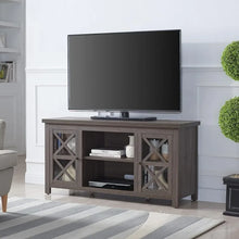 Load image into Gallery viewer, TV cabinet, suitable for 55 inch TV, equipped with two side door storage cabinets and a central partition
