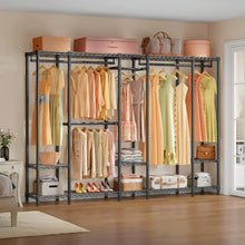 Load image into Gallery viewer, Heavy Duty Clothes Rack Multi-Functional Metal with Max Load of 1100 lbs
