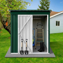 Load image into Gallery viewer, Metal Outdoor Storage Shed with Door &amp; Lock
