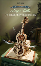 Load image into Gallery viewer, Robotime ROKR 3D Wooden Puzzle Magic Cello Mechanical Music Box
