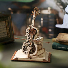 Load image into Gallery viewer, Robotime ROKR 3D Wooden Puzzle Magic Cello Mechanical Music Box
