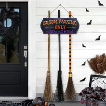 Load image into Gallery viewer, ORIENTAL CHERRY Halloween Broom Parking Sign
