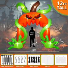 Load image into Gallery viewer, Giant Winged Grim Reaper Inflatable and more Outdoor Blow Up Decoration, Inflatables for Halloween
