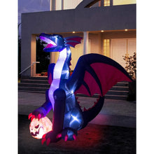 Load image into Gallery viewer, 8Ft or 4Ft Halloween Inflatable Dragon for Indoor or outdoor use
