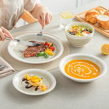 Load image into Gallery viewer, VANCASSO ORI 16/32 Piece  Stoneware Tableware Set for 4/8 person 4 color Optional
