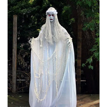 Load image into Gallery viewer, Life-Size Scary Ghost Bride with Touch Activated Lights and Sound
