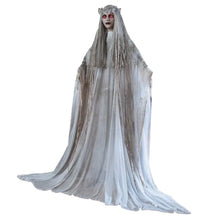 Load image into Gallery viewer, Life-size Ghost Girl Bride, Flashing Red Eyes
