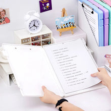 Load image into Gallery viewer, Multifunctional File Folder Writing Pad Board Exam Paper Storage Box Student Special Board Clip Writing Storage Folder
