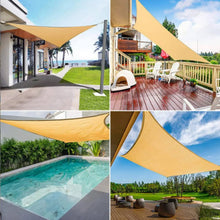 Load image into Gallery viewer, Outdoor  Sun shade Sail Garden Canopy For Terrace, Ca,  Pool Sun-Shelter Mesh
