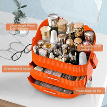 Load image into Gallery viewer, Egg Shape Makeup Organizer for Vanity,preppy for College Dorm
