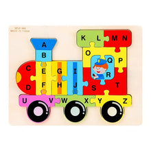 Load image into Gallery viewer, Montessori Wooden Toddler Puzzles for Kids
