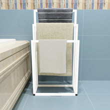 Load image into Gallery viewer, 2024 Metal Shower Shelf Freestanding Towel Rack
