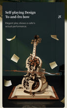 Load image into Gallery viewer, Robotime ROKR 3D Wooden Puzzle Magic Cello Mechanical Music Box
