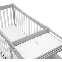 Load image into Gallery viewer, New 5-In-1 Convertible Crib with Drawer Crib and Changing-Table Combo w/ changing pad, Converts To Toddler Bed
