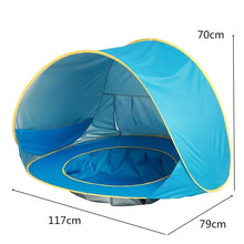 Load image into Gallery viewer, Baby Beach Tent Portable Shade Pool UV Protection Sun Shelter
