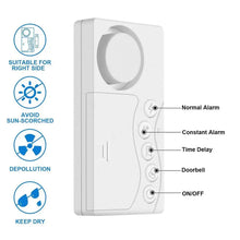 Load image into Gallery viewer, Refrigerator Door Alarm, Burglar Alarm System, Alarm Security Anti-Theft System Set Smart Home Door Sensor Magnetic Sensor
