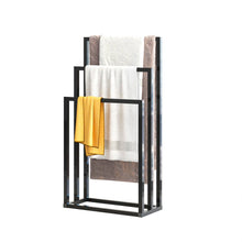 Load image into Gallery viewer, 2024 Metal Shower Shelf Freestanding Towel Rack
